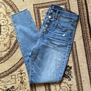 Gap Denim Jeans high rise True Skinny size 6/28 NWT